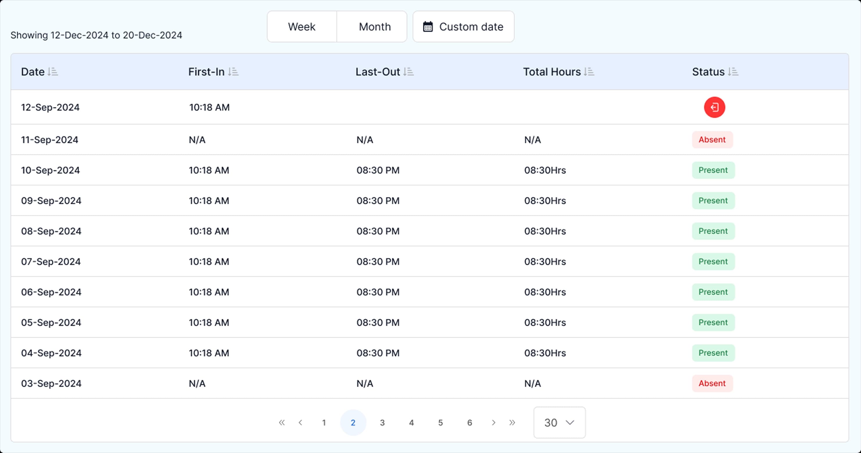 Employee Attendance Portal